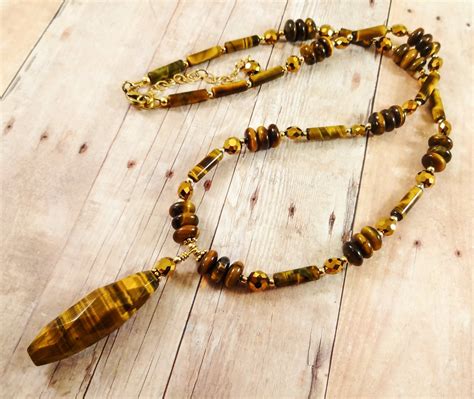 Boost Your Confidence with Tigers Eye Necklace in Magic